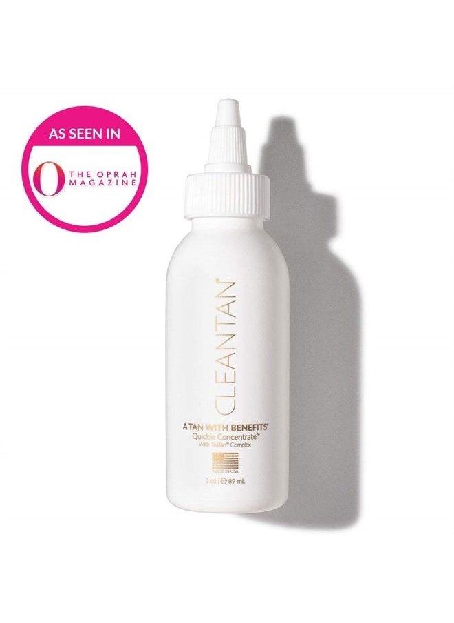 CLEANTAN - self tan concentrate tanning drops, add liquid tanner drops to any lotion, serum, or oil to make a custom dream sunless tanner, zero odor or streaks, non-toxic MINI Try Me Size (10 ML (10 ML) - Image 1