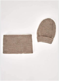 DeFacto Knit Beanie & Collar Set  - Image 1