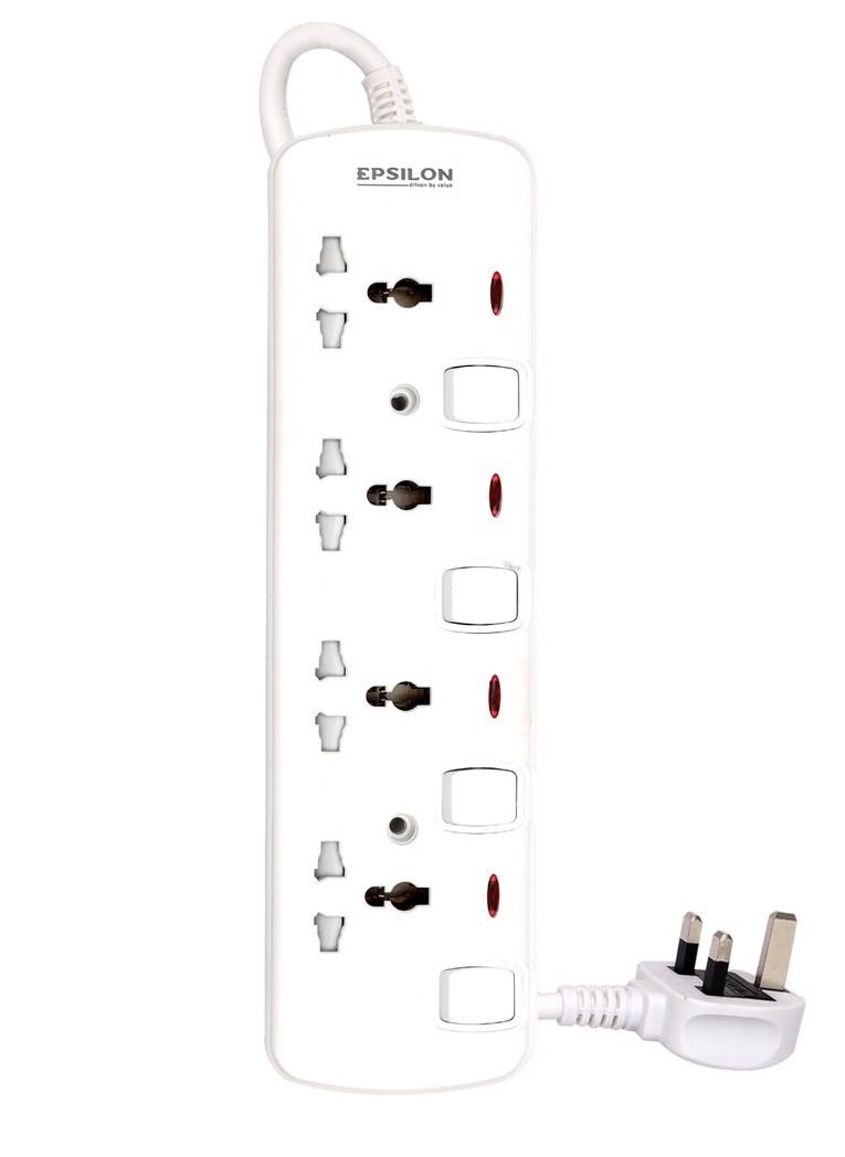 Epsilon Epsilon 4 Way Extension Socket- ES1099  - Image 1
