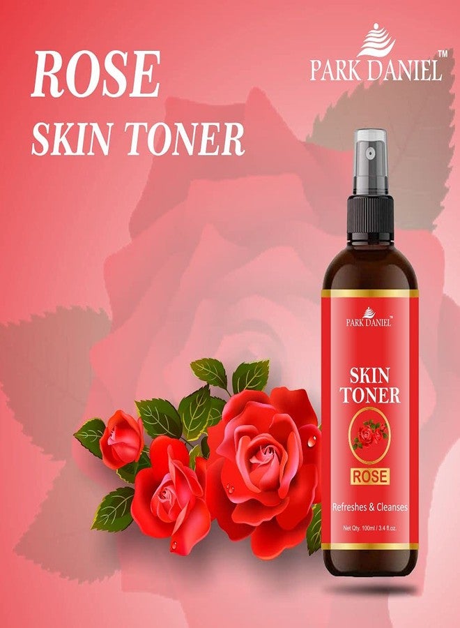Park Daniel Rose,Vitamin C & Honey Skin Toner Combo Pack Of 3 Bottles Of 100ml (300ml) - Image 3