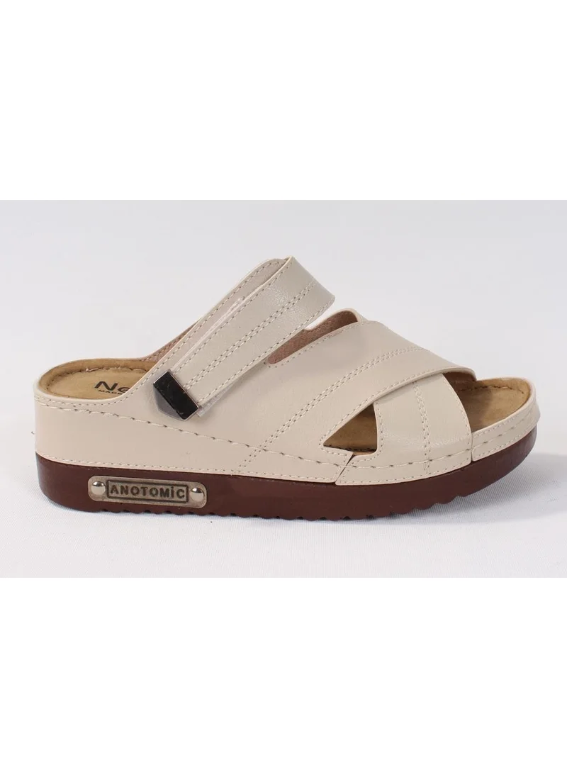 Dagoster DZA37-3005 Beige Casual Women's Slippers