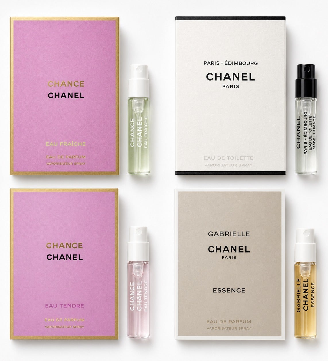 شانيل Perfume Set Consisting Of