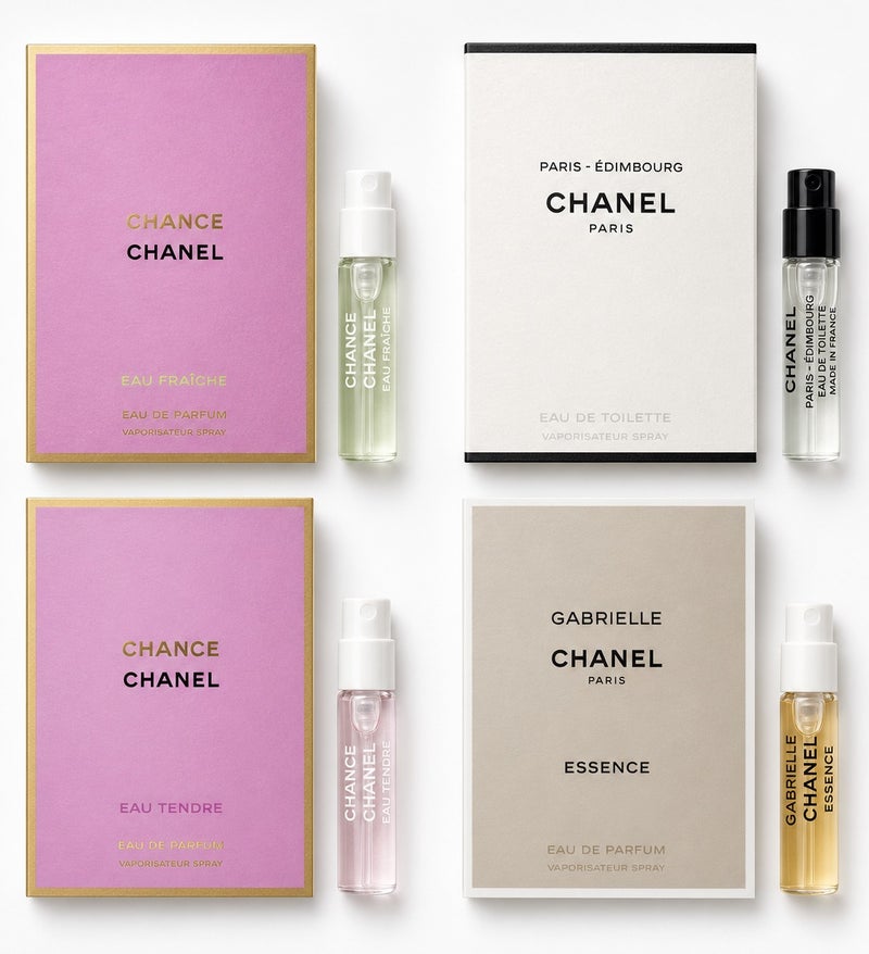 شانيل Chanel perfume set consisting of 4 pieces, 1.5 ml 1.5ml - Image 1
