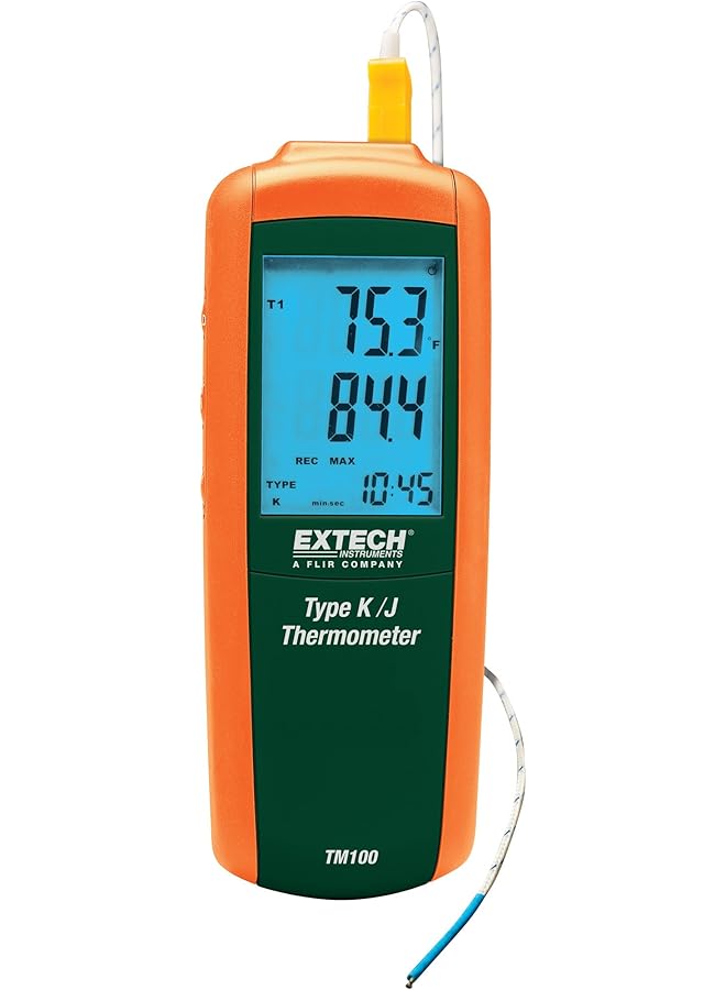 Extech Tm100 Type J K Single Input Thermometer - Image 1