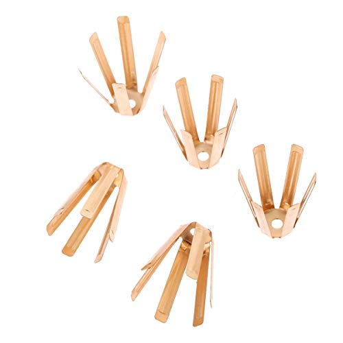 Pro Bamboo Kitchen 10pcs Golf Club Accessories Assembly Tool Golf Shaft Adapter Shim Octopus Type Brass Gold 0.335-0.350 - Image 5