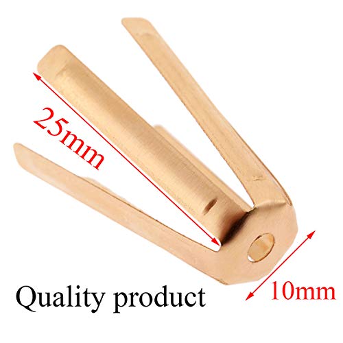 Pro Bamboo Kitchen 10pcs Golf Club Accessories Assembly Tool Golf Shaft Adapter Shim Octopus Type Brass Gold 0.335-0.350 - Image 2