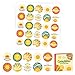 Decorably 1080 Sunshine Stickers for Kids 20 Sheets Sun Stickers for Kids Classroom Activities Positive Reinforcement Arts Crafts Scrapbooking Gift - Image 3
