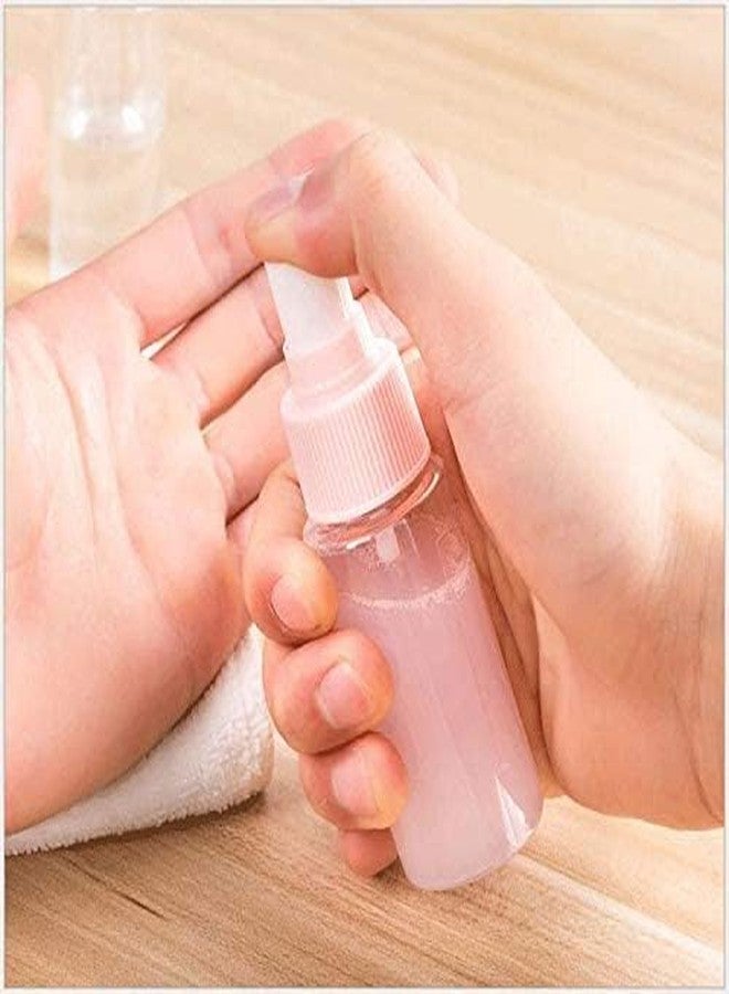 VDHJA Travel Essentials Kit: 10-Piece Set of Travel-Sized Bottles and Containers | Travel Bottle Kit with Leak-Proof Containers and Carry Bag | Travel Bottle Kit for Cosmetics, and Essentials (Pink) - Image 4
