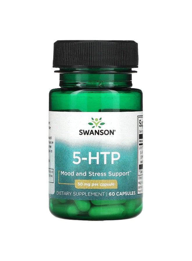 Swanson, 5-HTP, 50 mg , 60 Capsules (Packaging may vary) - Image 1