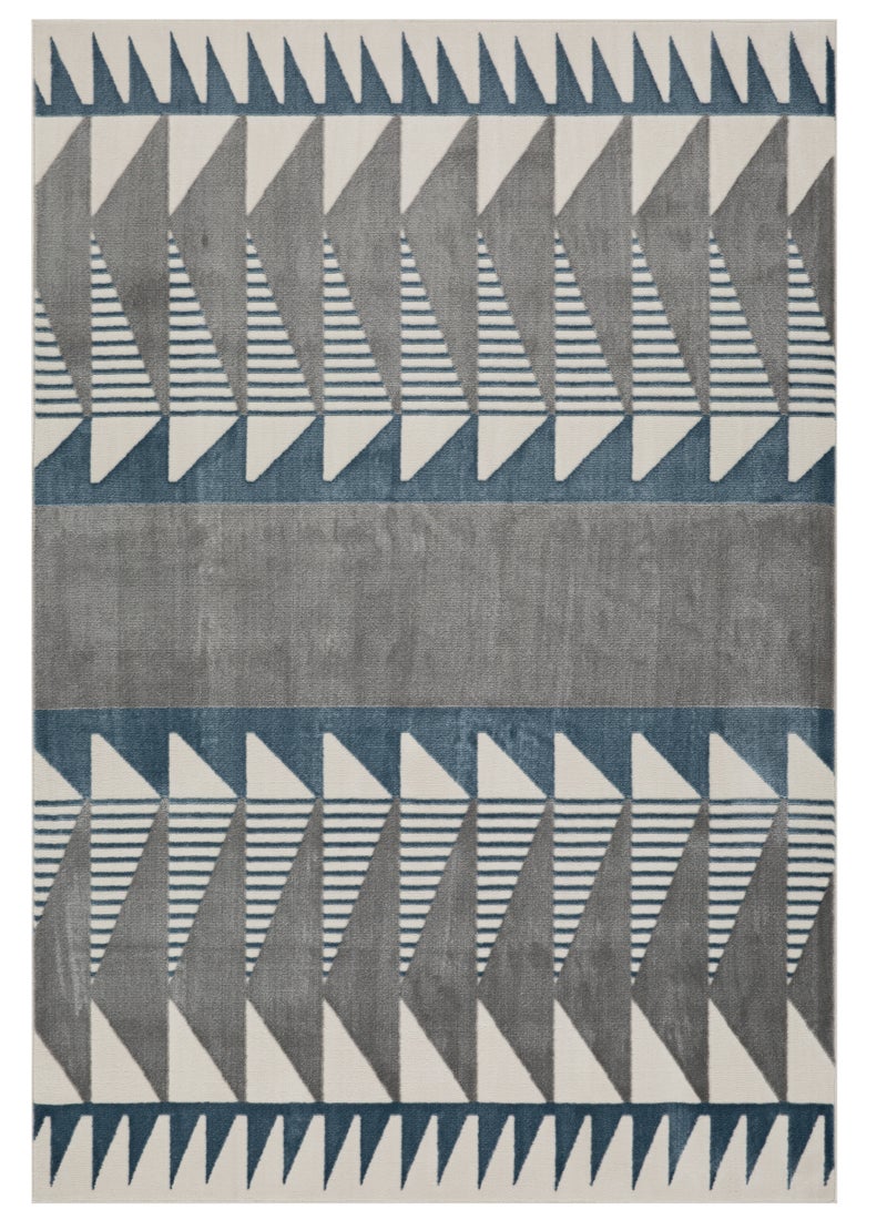 لوفت سجاد غرفة المعيشة على الطراز الحديث من كاستيلو، سجادات أرضية ناعمة، سجاد، وسائد أريكة غير قابلة للانزلاق، سجاد غرفة المعيشة قابل للغسل، 240 × 340 سم، رمادي -704-OT6-Z - Image 2