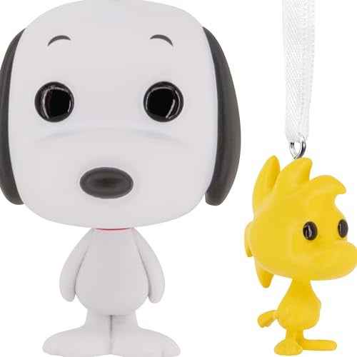 Hallmark Christmas Ornaments, Peanuts Snoopy and Woodstock Funko POP! Ornaments, Set of 2, Pop Culture Gifts - Image 5