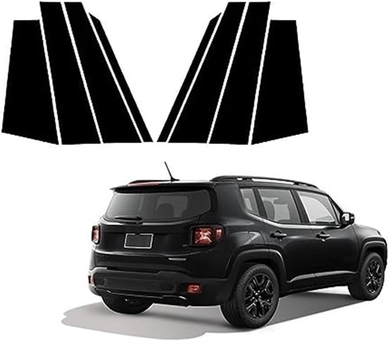 Vuzmode Carbon Fiber Pillar Posts for Jeep Renegade 2015-2020 - Image 1