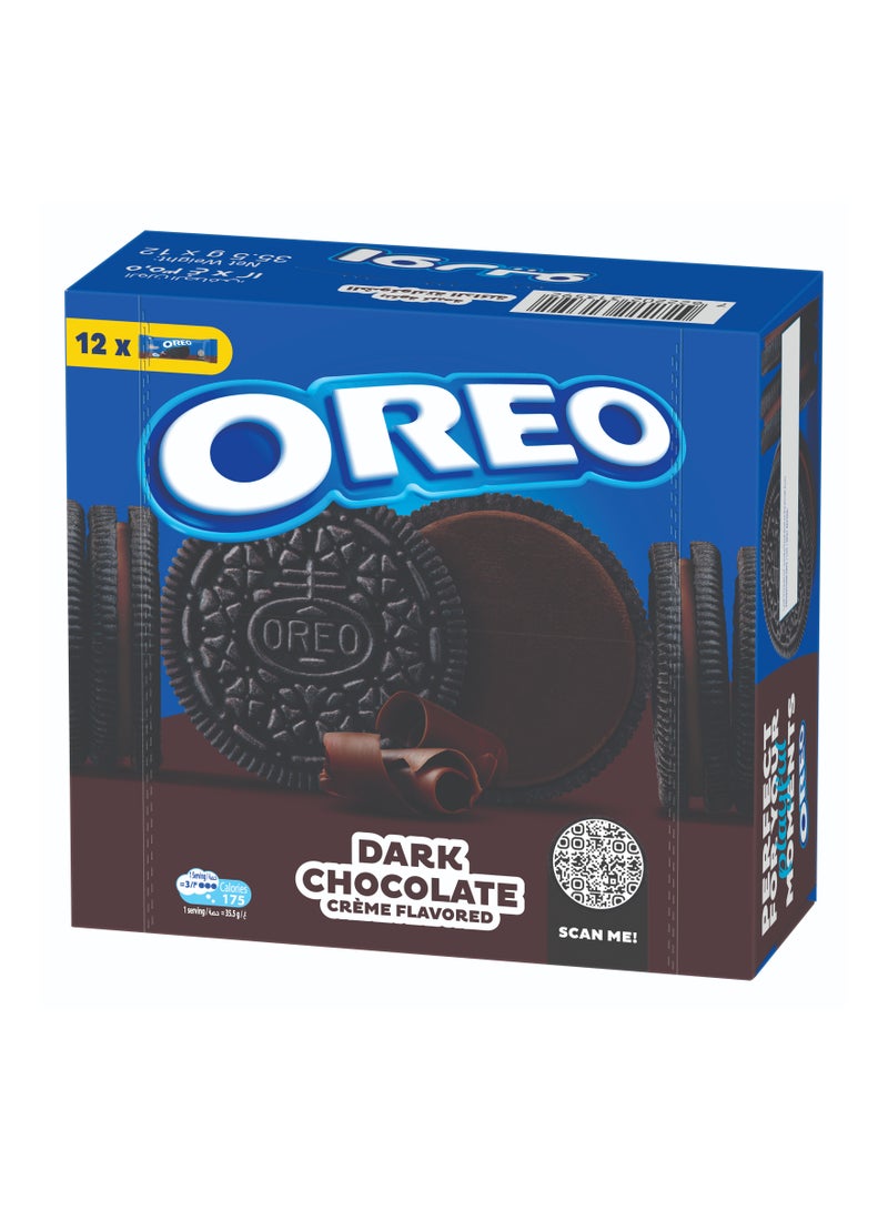 أوريو بسكويت بنكهة كريمة الشوكولاتة الداكنة - Image 1