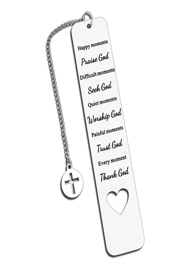 Delujouberst Christian Bookmarks Baptism Gifts for Women Men Faith Based Gift Adults Religious Scripture Christian Gift Bible Verse Bookmarks for Women Pastor Birthday First Communion Easter Basket Stuffers - Image 1
