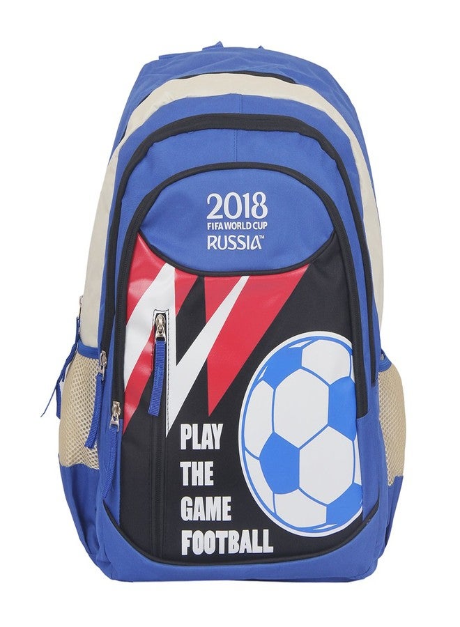 FIFA 40 Ltrs Blue::White School Backpack (MBE-FF003) - Image 1