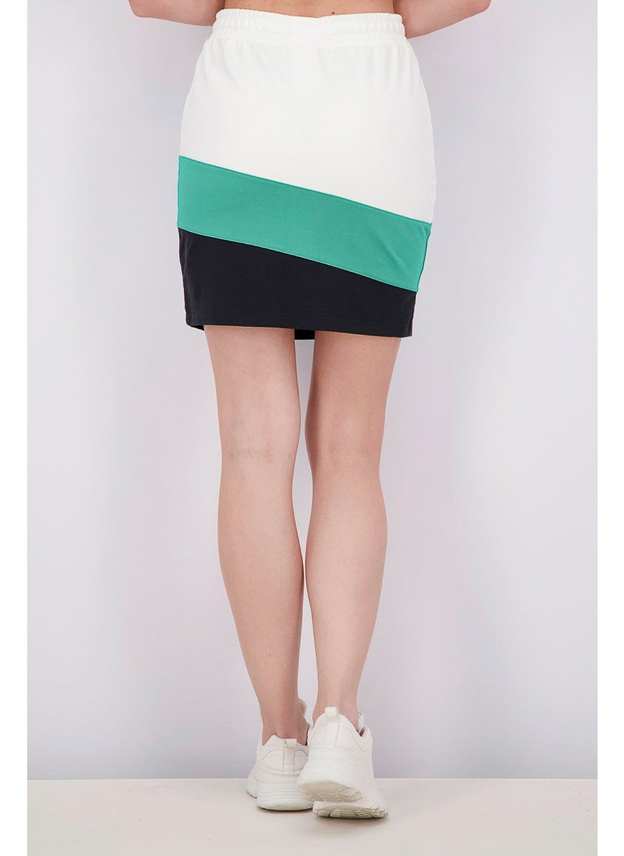 Reebok Women Classics Vector Jersey Skirt, White Combo  - Image 2