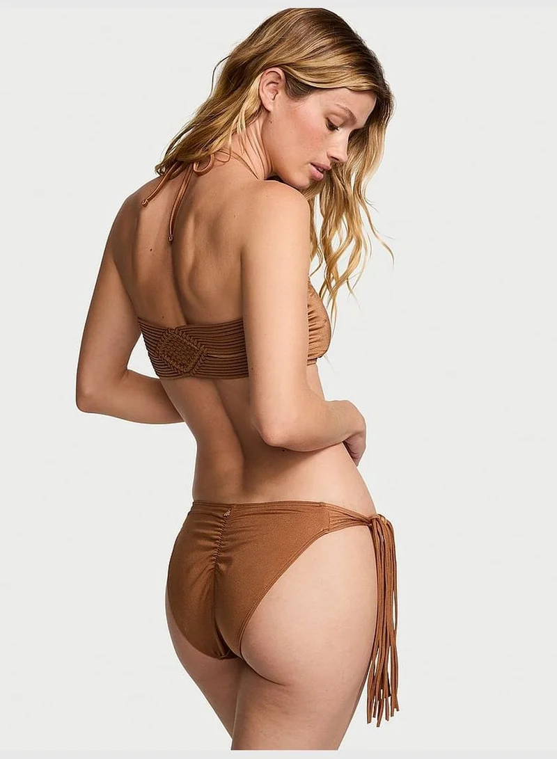 Victoria's Secret VS Archives Swim Macrame Bandeau Bikini Top