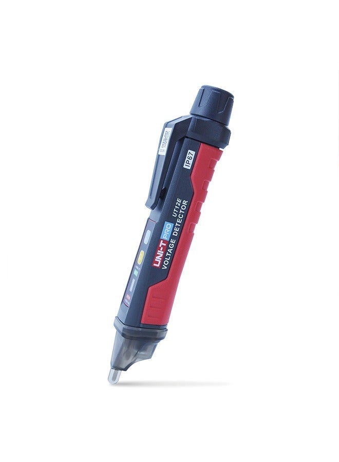 UNI-T Non-Contact AC Voltage Tester Pen, 24V-1000V Volt Detector Pen, Dual Range Live/Null Wire Tester Circuit Tester with LCD Display, Buzzer Alarm, Flashlight (UT12M) - Image 1