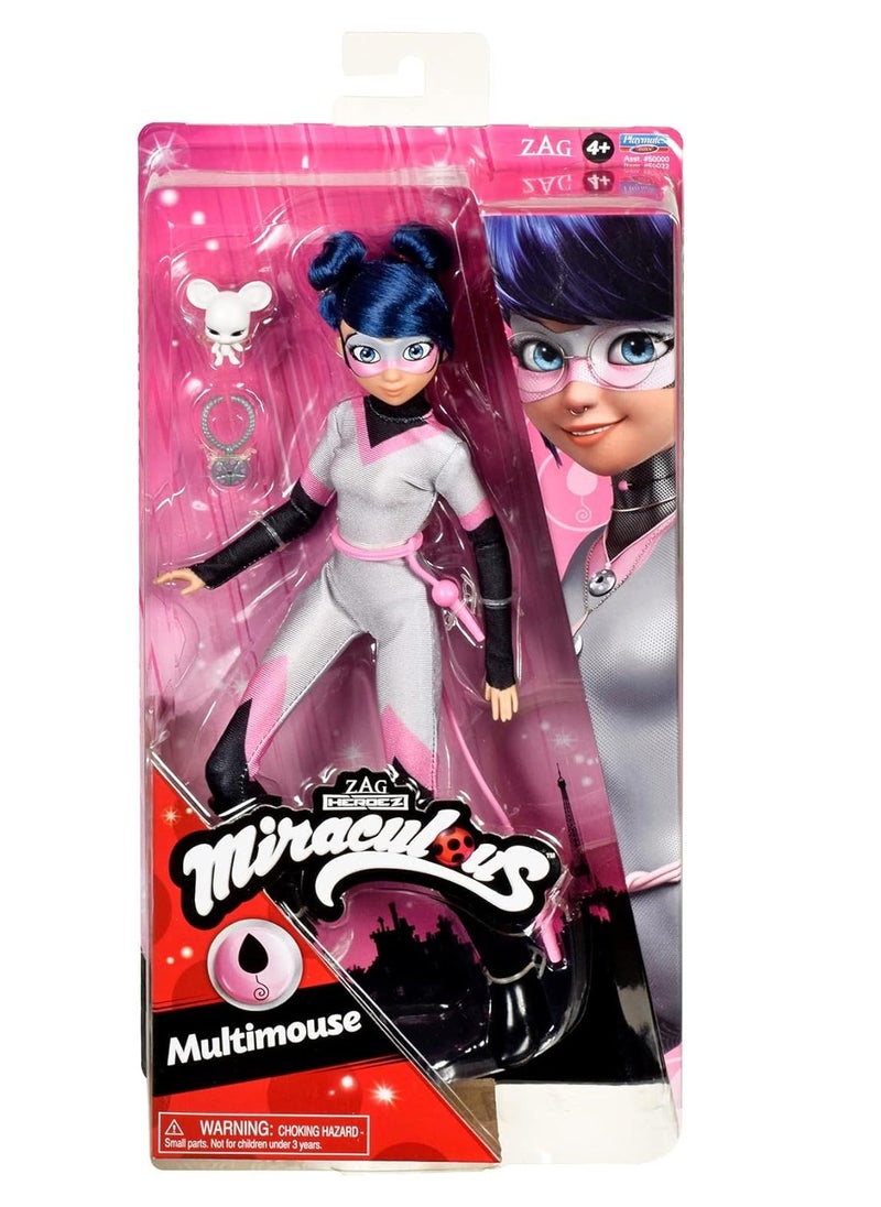 Bandai Miraculous Ladybug & Cat Noir Multimouse Fashion Doll - 26 cm Articulated Doll with Accessories and Miraculous Kwami  - Image 3