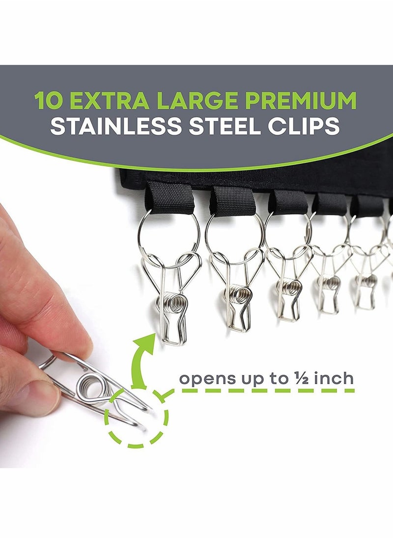 Y&D Cap Storage Rack, 10 Baseball Rack Walls, Hat Cupboard Box Suitable for Hangers, Replace Your Hanger With a (2 Pieces)  - Image 2