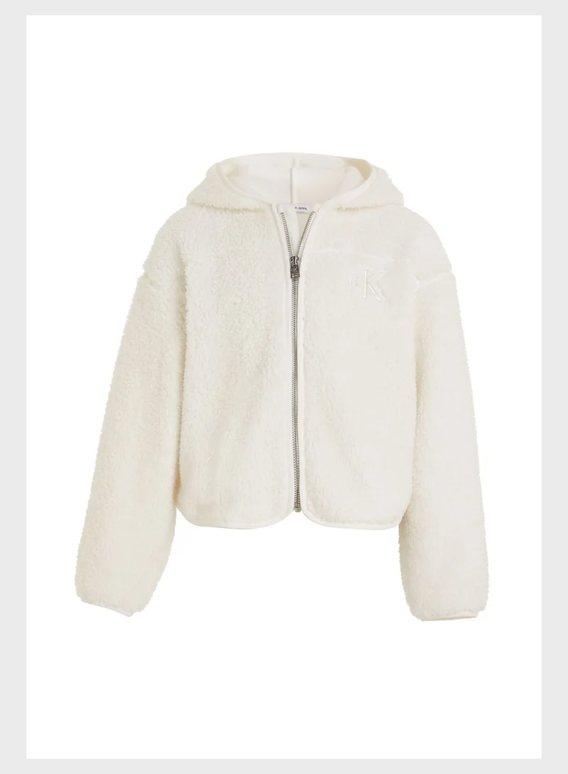 Calvin Klein Jeans Kids Zip Through Hoodie