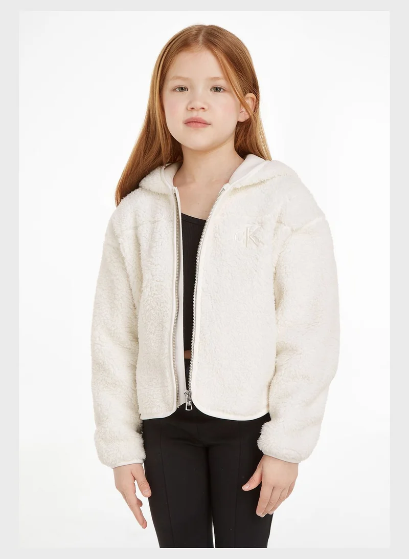 Calvin Klein Jeans Kids Zip Through Hoodie