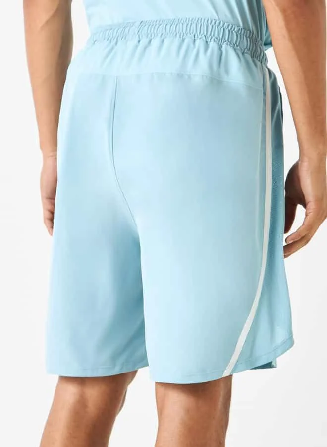 Kappa Kappa Logo Detail Shorts with Elasticated Waistband and Pockets