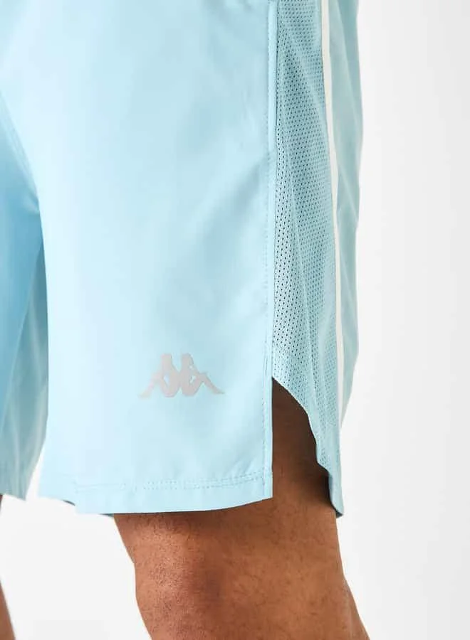 Kappa Kappa Logo Detail Shorts with Elasticated Waistband and Pockets