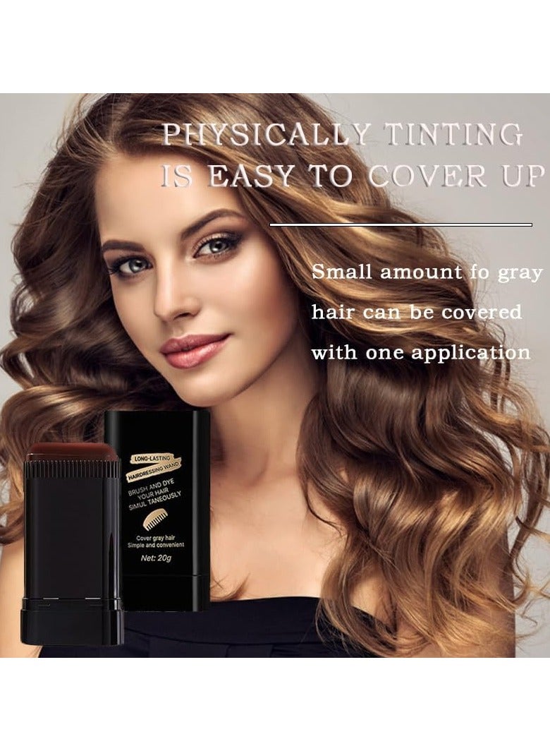 Meidián 2Pack Safe and Convenient Comb Hair Dye, Portable Hair Dye Comb For Gray Hair Coverage, Waterproof and Sweat-Proof, 2 in 1 Instant Dye, for Women & Men(BLACK) - Image 3