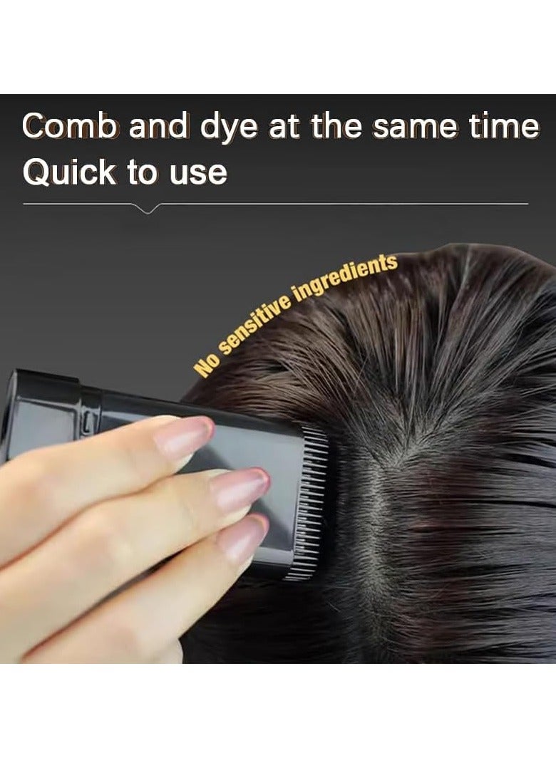 Meidián 2Pack Safe and Convenient Comb Hair Dye, Portable Hair Dye Comb For Gray Hair Coverage, Waterproof and Sweat-Proof, 2 in 1 Instant Dye, for Women & Men(BLACK) - Image 4