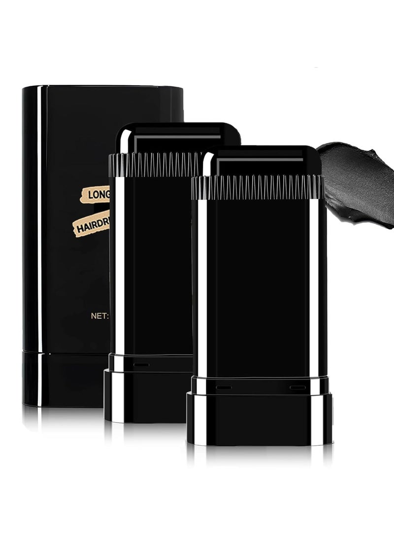 Meidián 2Pack Safe and Convenient Comb Hair Dye, Portable Hair Dye Comb For Gray Hair Coverage, Waterproof and Sweat-Proof, 2 in 1 Instant Dye, for Women & Men(BLACK) - Image 1