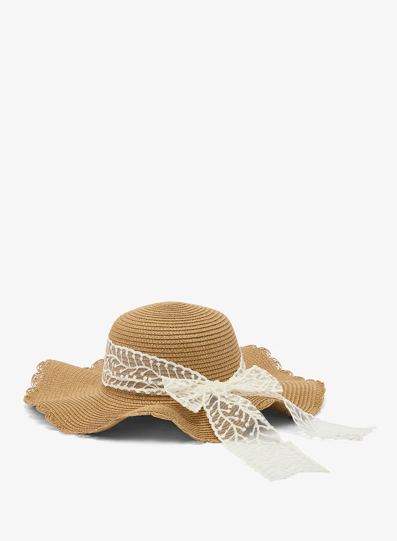 Ginger Rafia Fedora Straw Hat