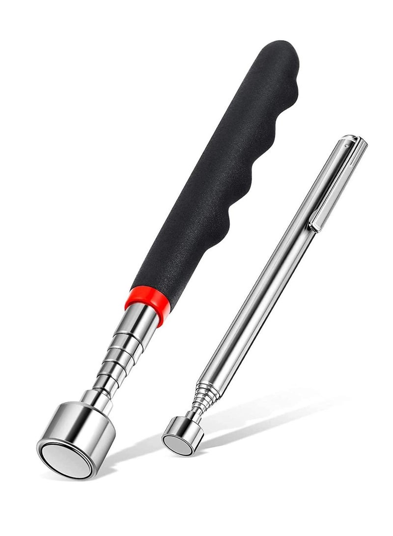 Y&D Telescoping Magnetic Pickup Tools, 20 lb Tool and 3 Magnet Stick Gadget for Hard to Reach Places, Suitable Birthday, Father’s Day Gift 2PCS - Image 1