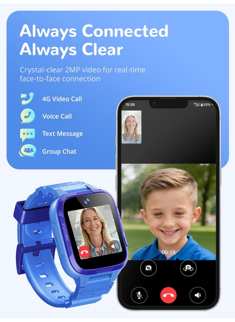 Botslab Kids Smart Watch E3 pro (blue) - Image 2