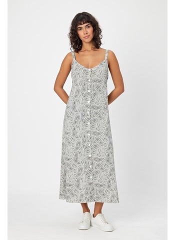 grey paisley print