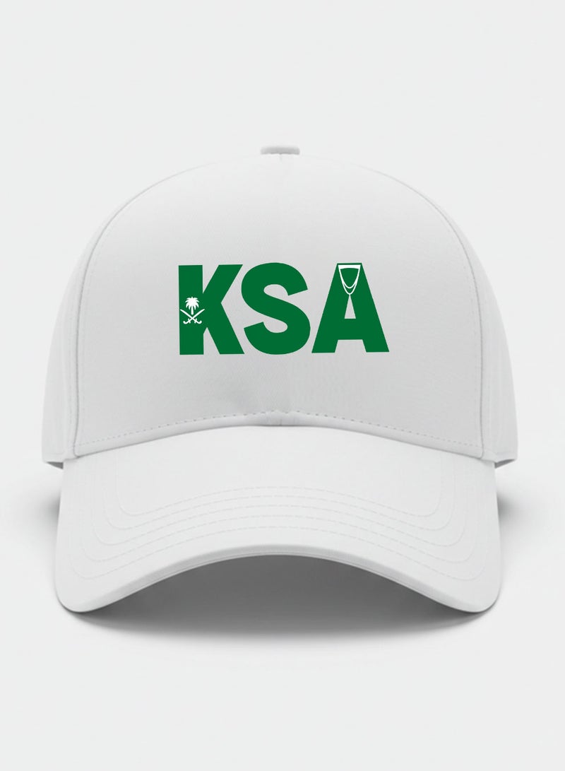 لوحة كاب مصنوع من القطن بتصميم لمناسبة اليوم الوطني السعودي وللتعبير عن حب الوطن في كل وقت - Image 5