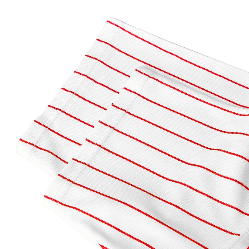 Phoneutrix Blank Plain Hip Hop Hipster Baseball Jersey Button Down Shirts Sports Uniforms Men Women Jersey (Stripe-red, XX-Large) - Image 3