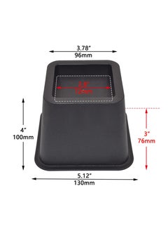 Generic 4PCS Heavy Duty Bed Risers, Square Furniture Frame Lift Sturdy Bed Risers Furniture Frame Elevator Square Bed Elevators Rugged Square Bed Risers for Bed,Couch, Chair, Desk, Sofa and Bunk Bedpost  - Image 4
