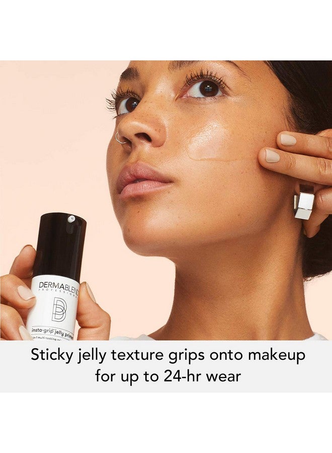 Dermablend Insta-Grip Jelly Primer Face Makeup, Silicone-Free Face Primer for Dry Skin, Pore Minimizing with 24HR Wear, 1.0 Fl oz - Image 3