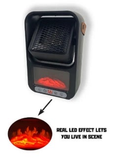 Generic Electric Heater with Remote Control, Mini Desktop  - Image 3