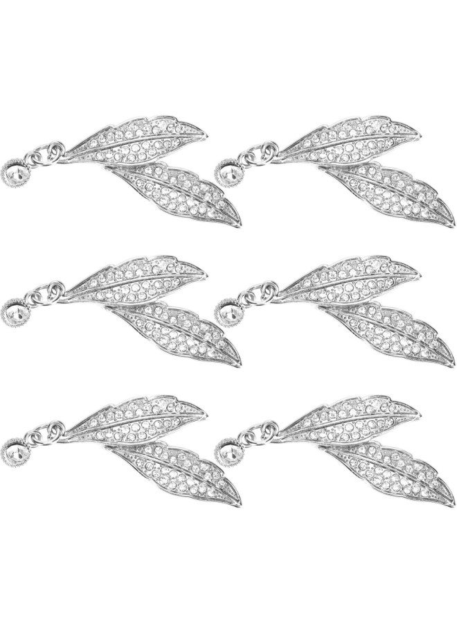 klarako 6Pcs Shoe Clips AllMatch Boots Buckle Uppers Wedding Party Decoration Accessories Shoe Decoration(4)