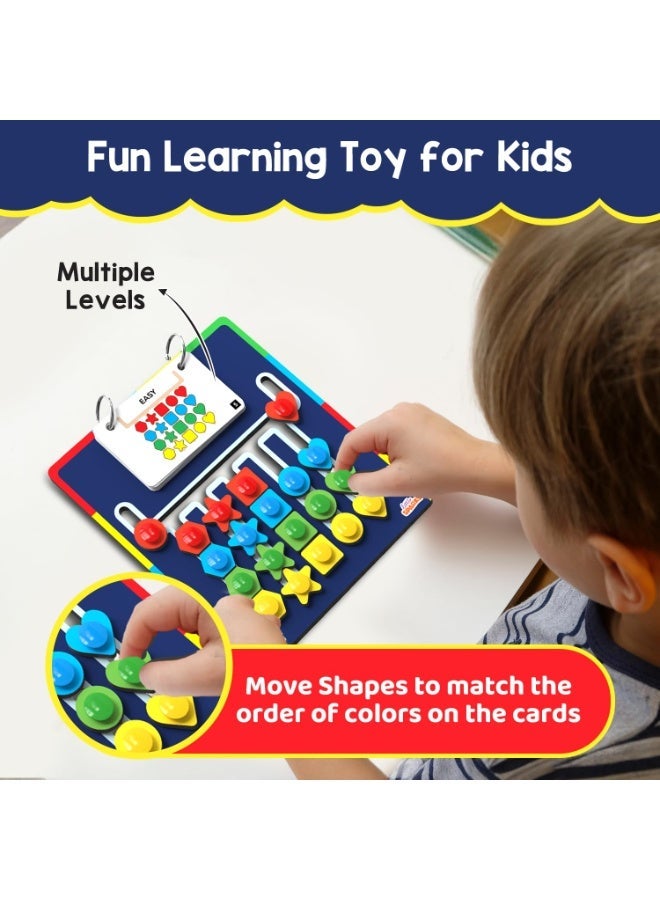 Smartivity Shape Coder DIY S.T.E.M Educational Puzzle Game for Kids 6+ – Logic, Pattern Recognition & Color Matching | 15 Challenge Cards | Screen-Free Learning Toy for Problem Solving & Critical Thinking - Image 2