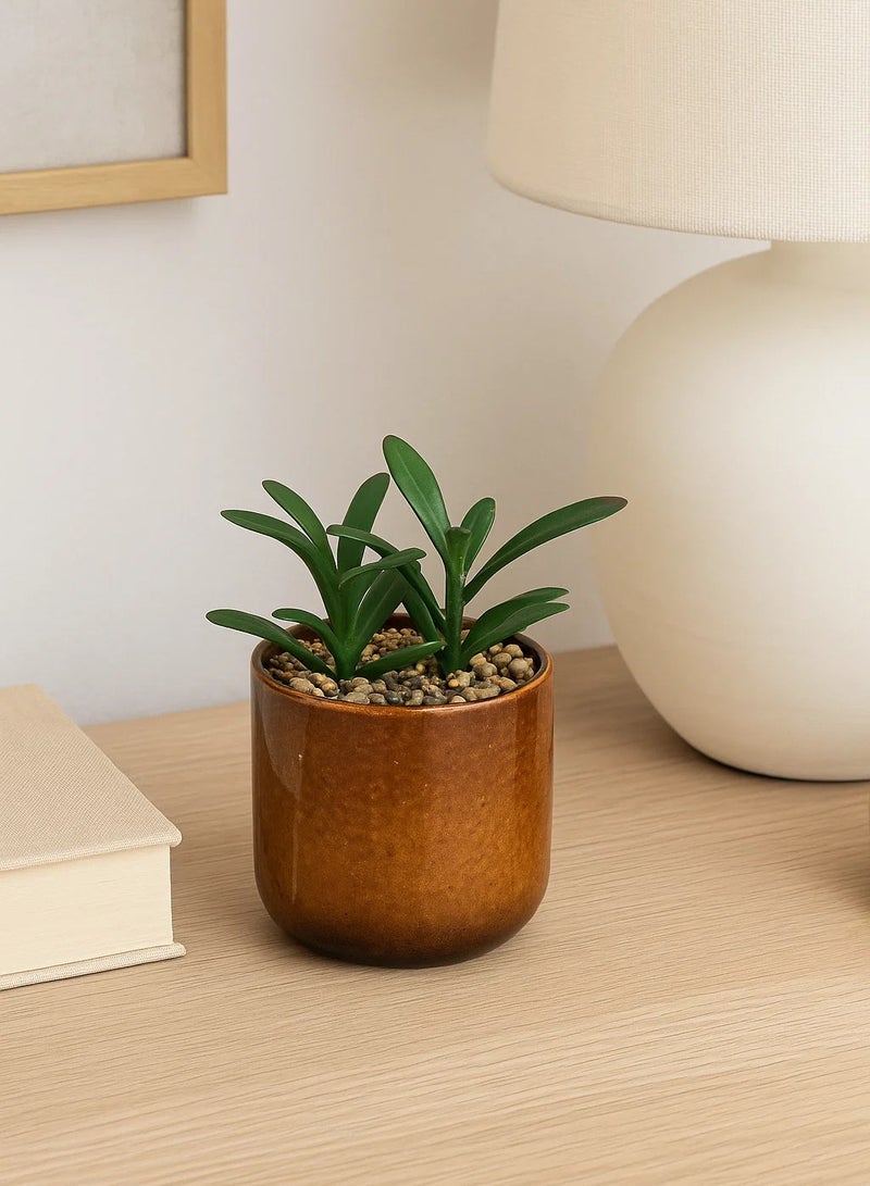 لوفت وعاء نبات،D9XH16CMS،أخضر،سيراميك-193798A - Image 1