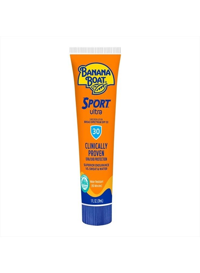 BANANA BOAT Sport Performance Sunscreen Lotion 30 Spf 1 oz (Pack Of 6)  - Image 1