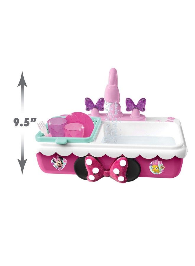 Minnie S Happy Helpers Magic Sink Set Pretend Play Working Sink Kids Kitchen Set Toys By Just Play Multicolor - Image 3