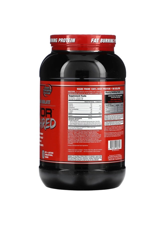 MuscleMeds, Carnivor Shred, Hydrolyzed Protein, Vanilla Caramel, 1.91 lbs (868 g) - Image 2