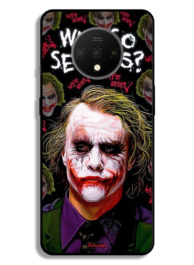 Tolwak OnePlus 7T Protective Case Cover Why So Serious - Image 2