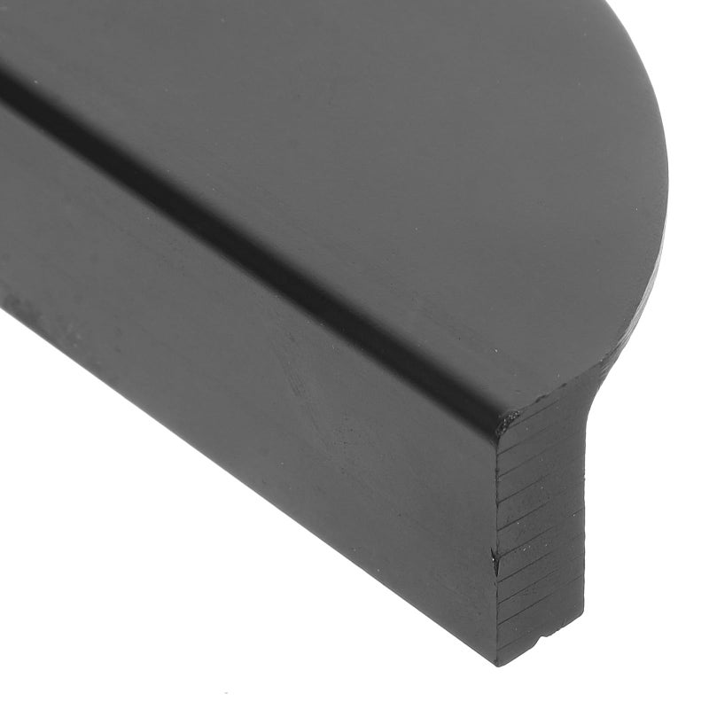 4Pcs Black Semi Circular Cabinet Pulls Handles 64mm Hole Center For Furniture Drawers - Image 4
