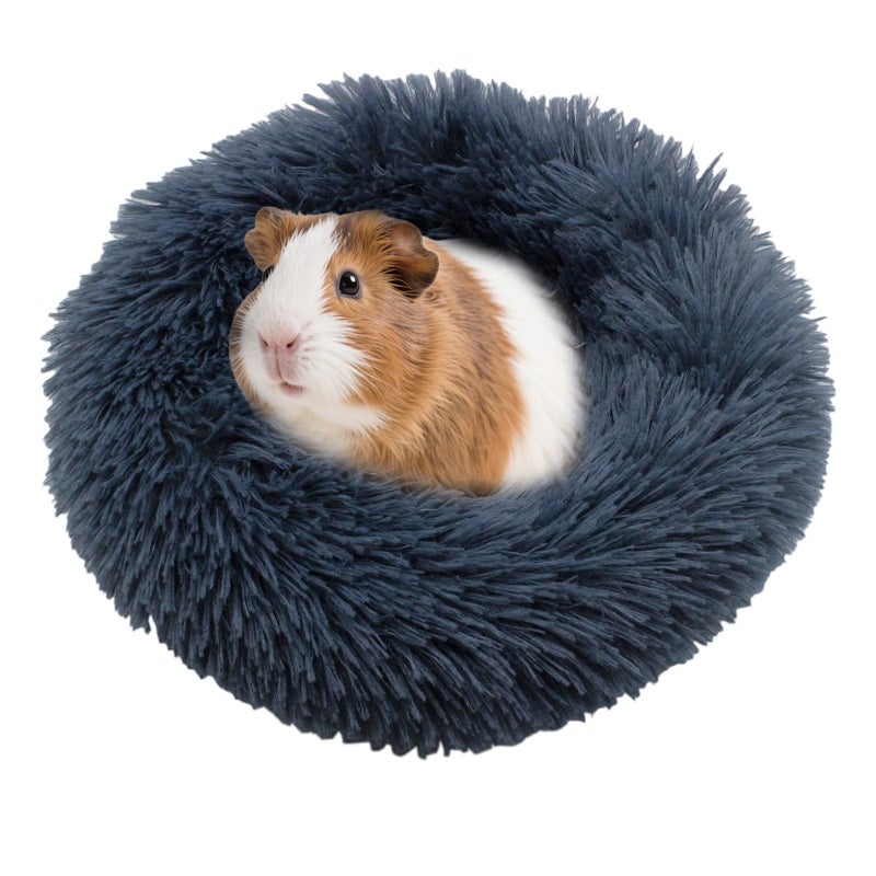 Yinprwi Guinea Pig Beds Hamster Beds Small Pet Cage Accessories Burrowing Pet Bed Thickened and Warm Winter Guinea Pig Beds for Hedgehog Chinchilla and Small Animals Gray - Image 2
