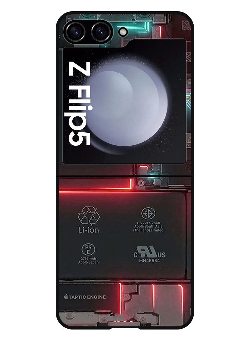 Theodor Protective Case Anti Scratch Shock Proof Bumper Cover For Samsung Galaxy Z Flip 5 Mobile Board - Image 1